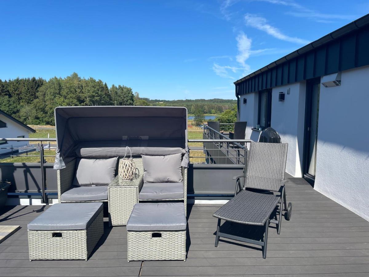 #Neu L Seeblick L Netflix L Boxspring L Nespresso L E-Tuer L Terrasse L 82M2 Ulmen Экстерьер фото